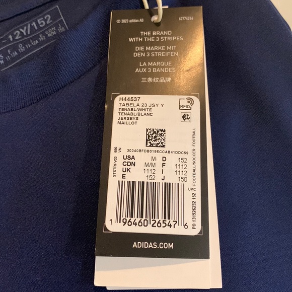 Adidas Tabela 23 soccer jersey - size M (11-12Y) - Picture 11 of 13
